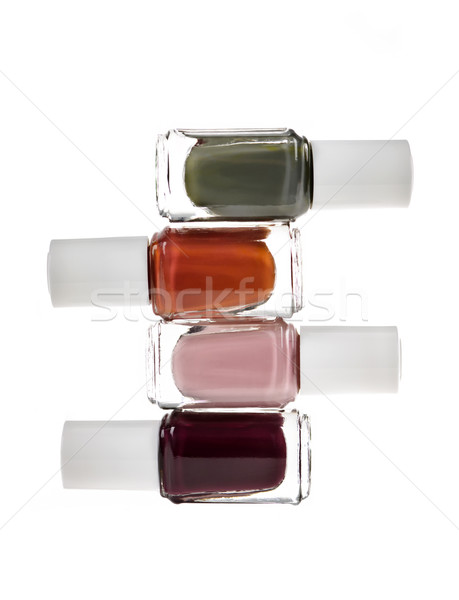 指甲油 瓶 顏色 孤立 商業照片 © elenaphoto