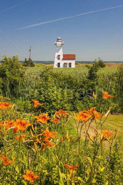 New London Range Rear Lighthouse, PEI Stock photo © elenaphoto