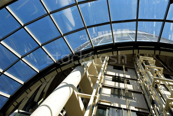 Arquitetura moderna moderno hospital edifício escritório Foto stock © elenaphoto