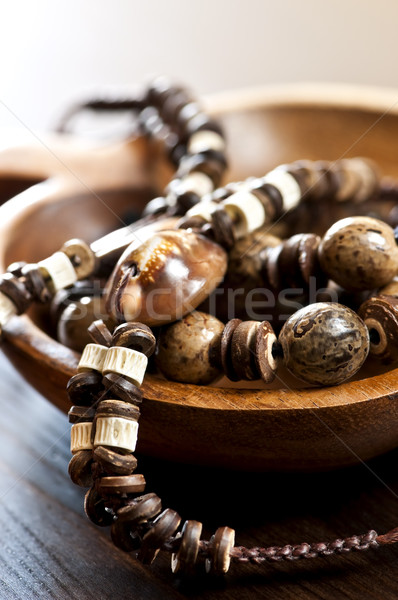 Hand crafted jewelry Stock photo © elenaphoto