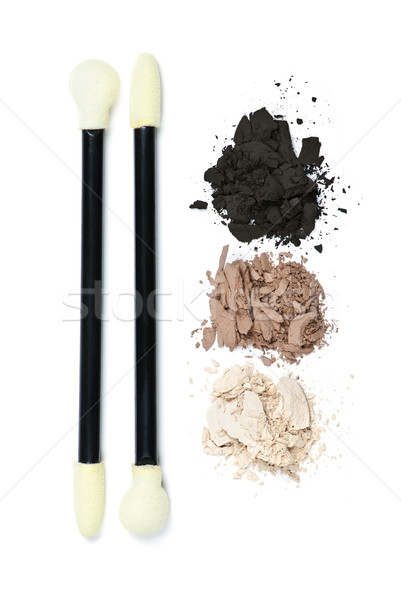 Eye shadow makeup with applicators Stock photo © elenaphoto