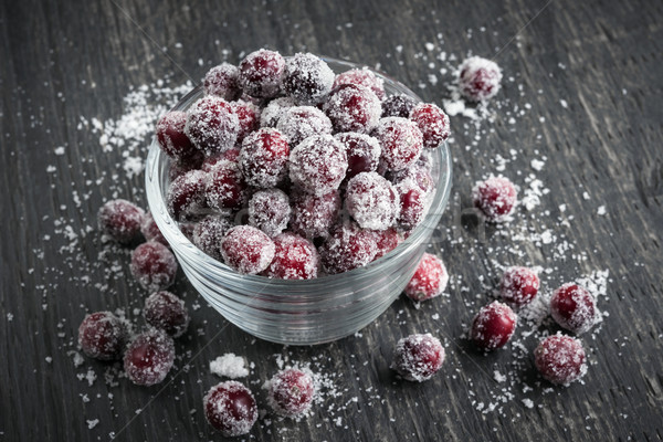 Sugared cranberries Stock photo © elenaphoto
