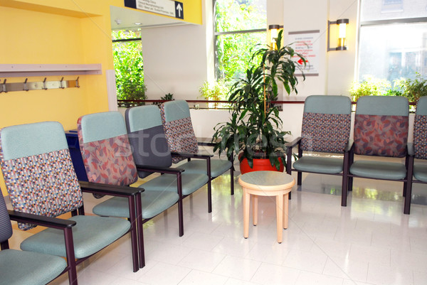 Ospedale sala di attesa clinica vuota sedie medico Foto d'archivio © elenaphoto