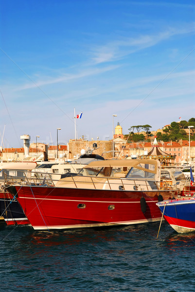 Boats at St.Tropez Stock photo © elenaphoto