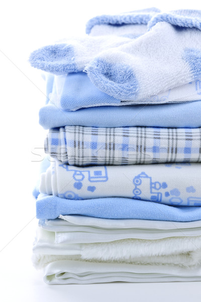 Baby boy clothes Stock photo © elenaphoto