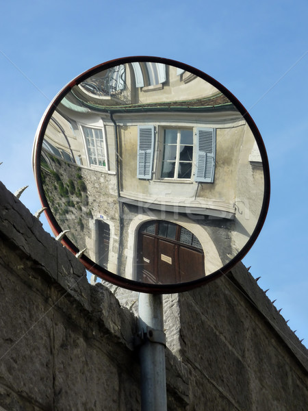 Mirror in a street Stock photo © Elenarts