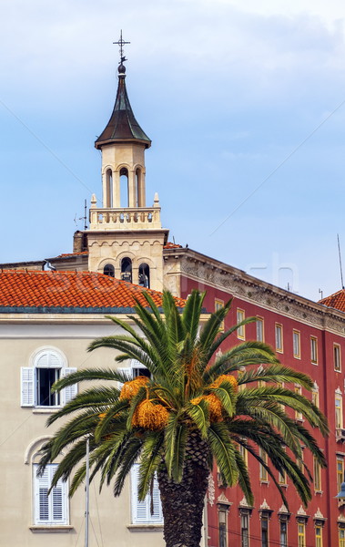 Kirche alten Markt Platz Kroatien Stock foto © Elenarts