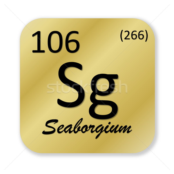 Stock photo: Seaborgium element