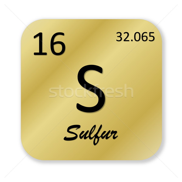 Sulfur element Stock photo © Elenarts