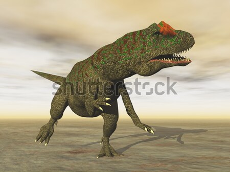 Stock photo: Aucasaurus dinosaur - 3D render
