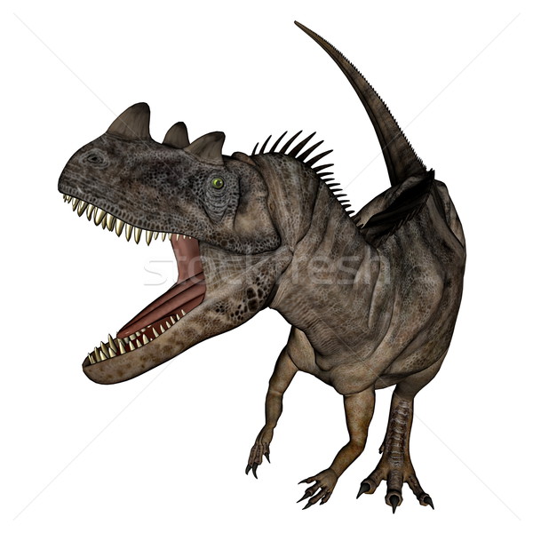 Ceratosaurus dinosaur - 3D render Stock photo © Elenarts