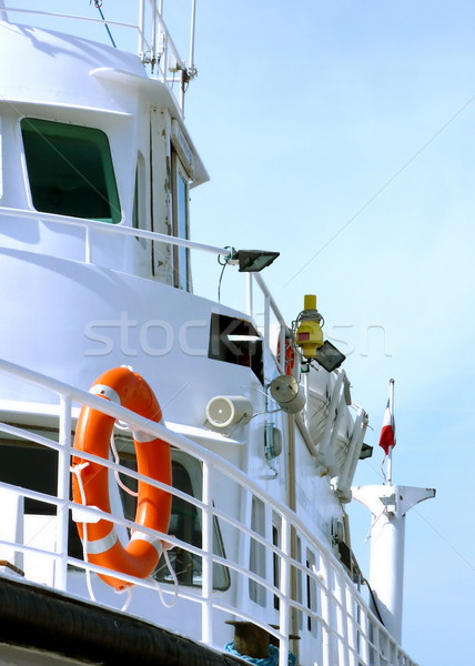 Stock photo: Side of a boat