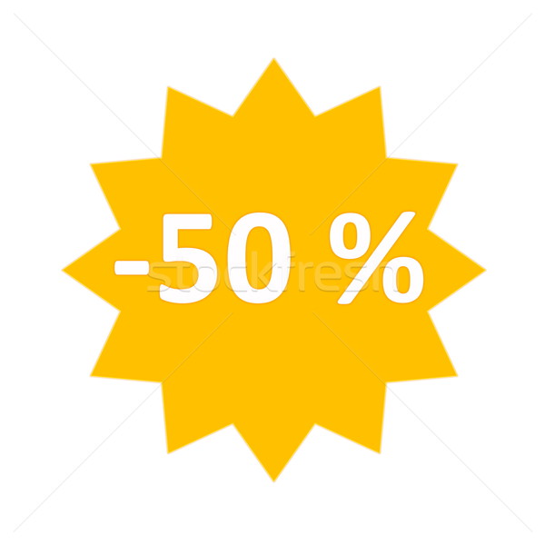 50 percent sale icon Stock photo © Elenarts