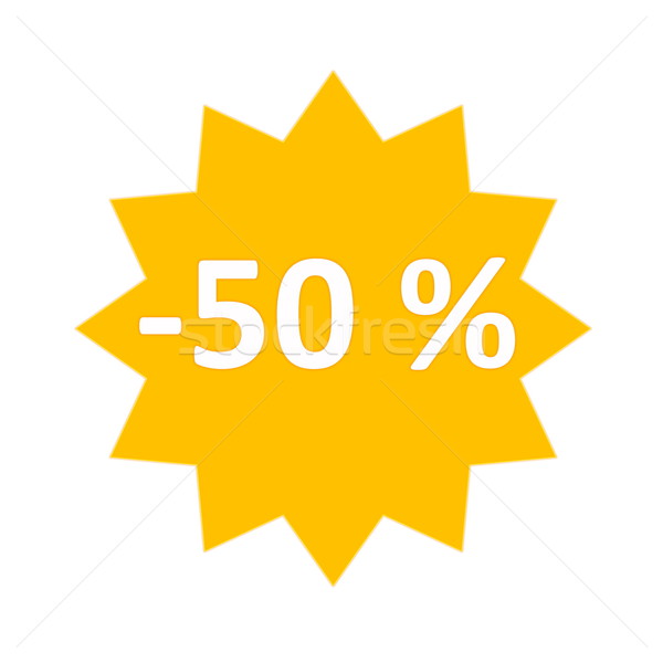 50 percent sale icon Stock photo © Elenarts