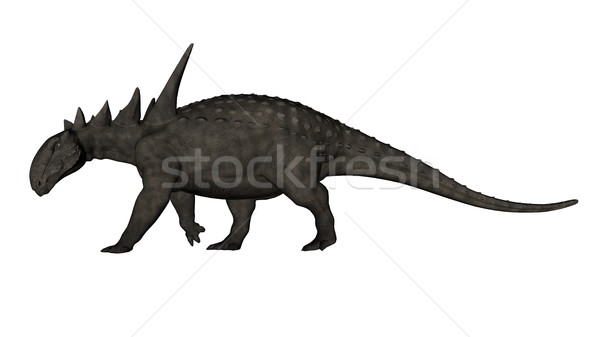 Sauropelta dinosaur - 3D render Stock photo © Elenarts