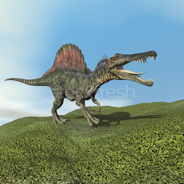 Spinosaurus dinosaur - 3D render Stock photo © Elenarts