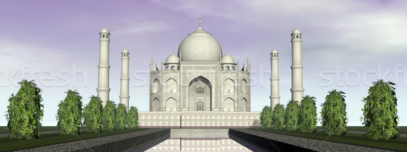 Taj Mahal mausoleo India 3d famoso naturaleza Foto stock © Elenarts