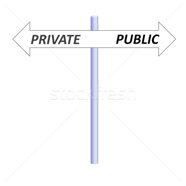 Private or public Stock photo © Elenarts