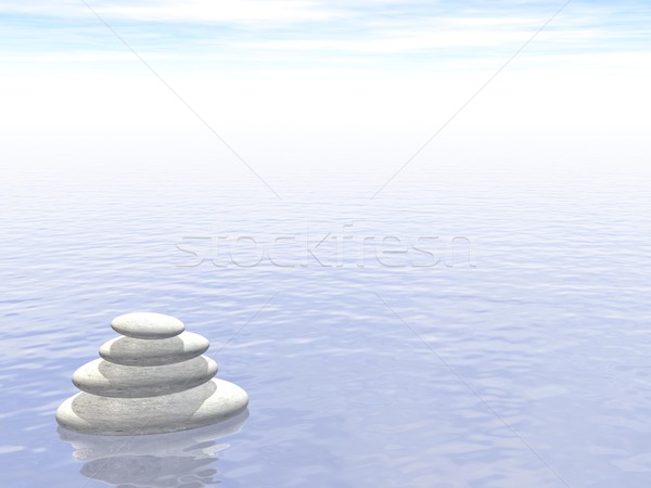 Balance - 3D render Stock photo © Elenarts