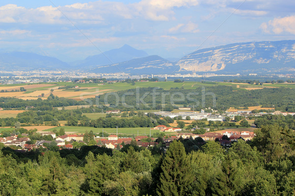 View of Geneva canton, Switzerland Stock photo © Elenarts