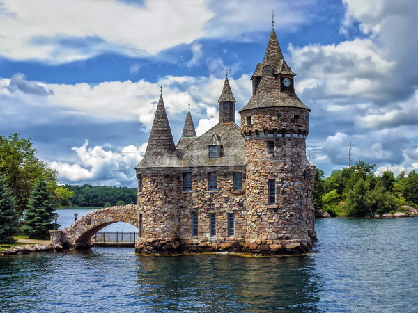 Stock photo: Power House of the Boldt Castle on Ontario Lake, Canada