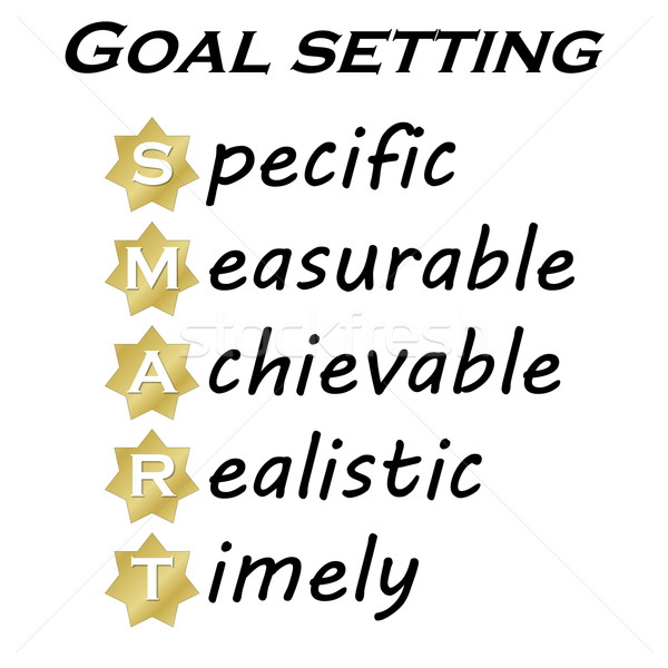 SMART goal setting diagram Stock photo © Elenarts