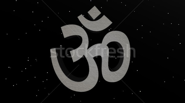 Grey om / aum Stock photo © Elenarts