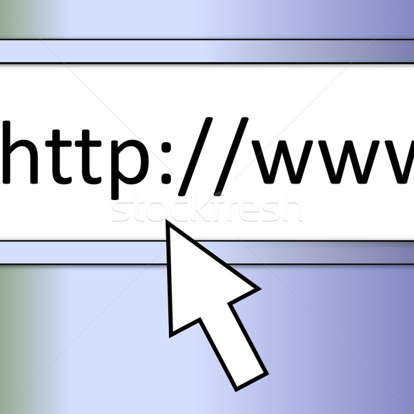 Internet conexão navegador bar http Foto stock © Elenarts