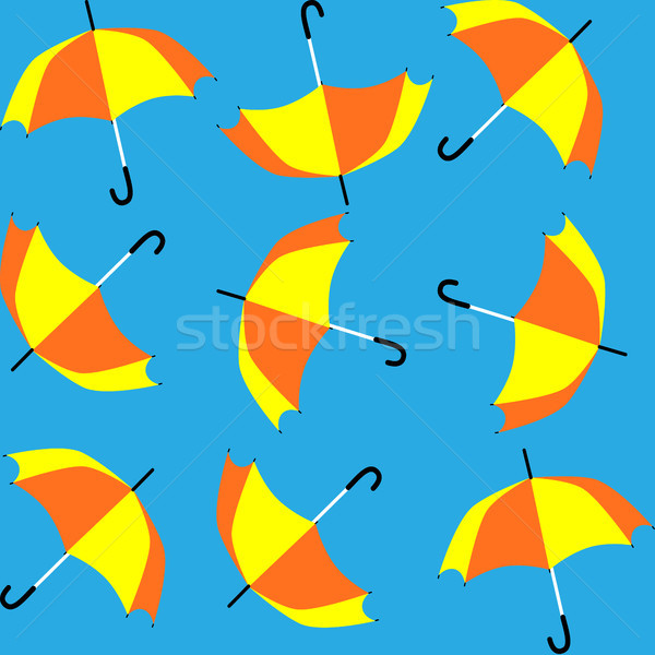 Seamless from umbrellas Stock photo © ElenaShow