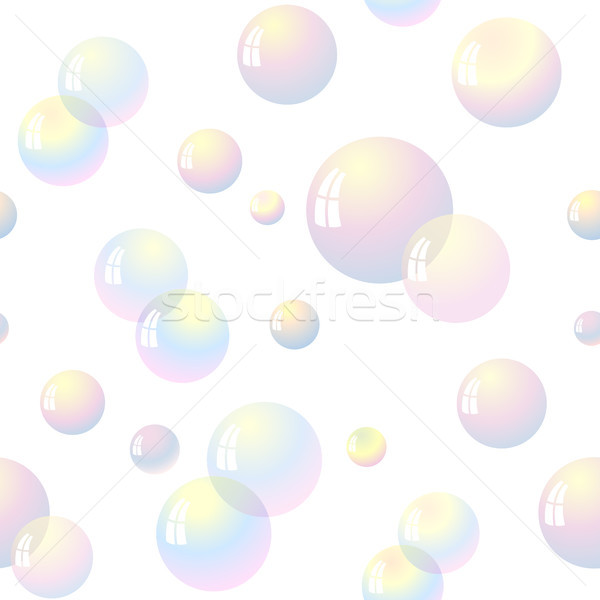 Seamless from soap bubble Stock photo © ElenaShow