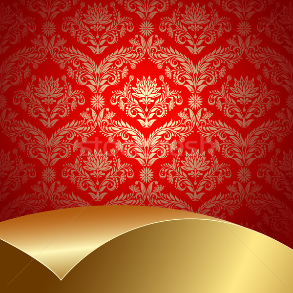 Red and gold background  Stock photo © ElenaShow