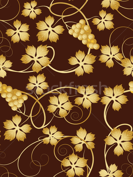 Weinrebe Gold abstrakten Design Stempel Stock foto © ElenaShow