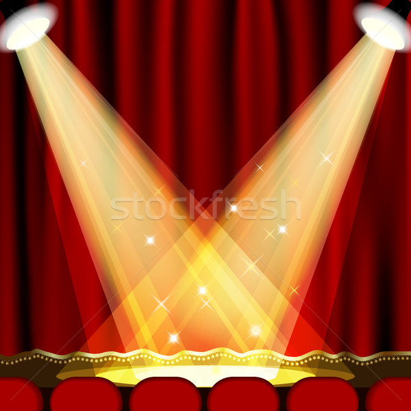 Theater stage. Mesh.  Stock photo © ElenaShow