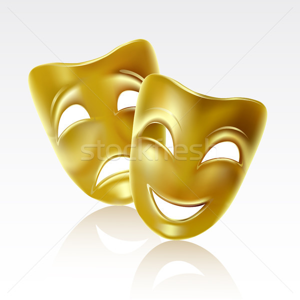 Scénique masques masque blanche heureux Photo stock © ElenaShow