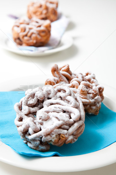 Stock photo: Traditional finnish May Day funnel cake