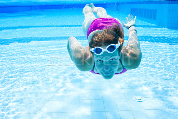 Underwater in pool Stock photo © ElinaManninen