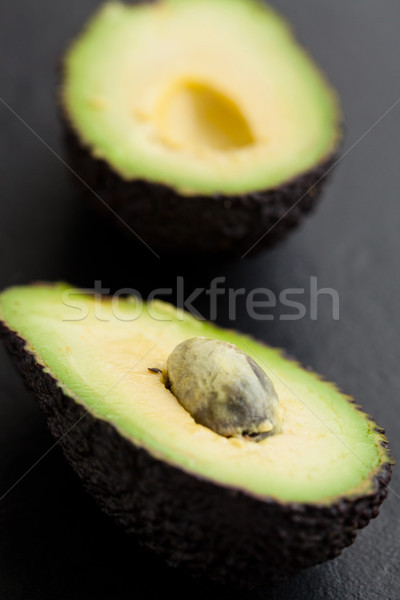 Frischen Avocado Gesundheit Hintergrund grünen Stock foto © ElinaManninen