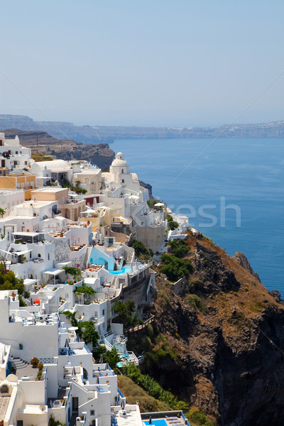 Thira, Santorini, Greece Stock photo © ElinaManninen