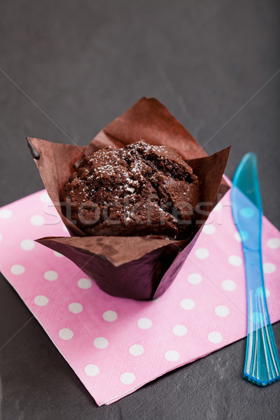 Chocolate muffin Stock photo © ElinaManninen
