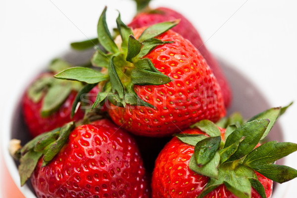 Fresh strawberries Stock photo © ElinaManninen