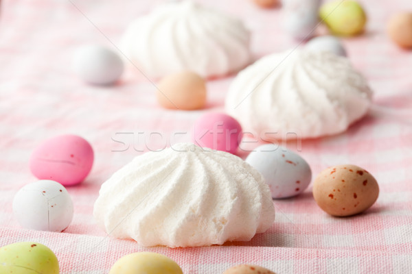 Stock fotó: Húsvét · cukorka · közelkép · pasztell · színes · csokoládé