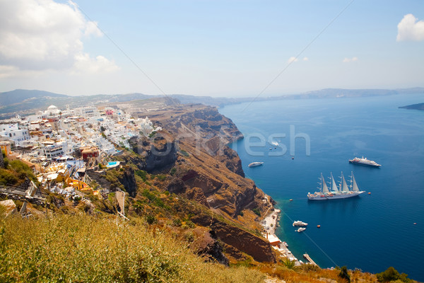 Thira, Santorini, Greece Stock photo © ElinaManninen