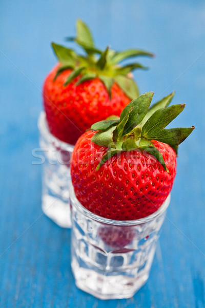 Fresh strawberries Stock photo © ElinaManninen