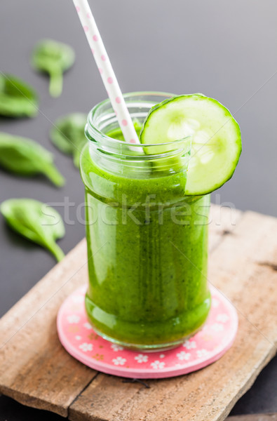 Green smoothie Stock photo © ElinaManninen