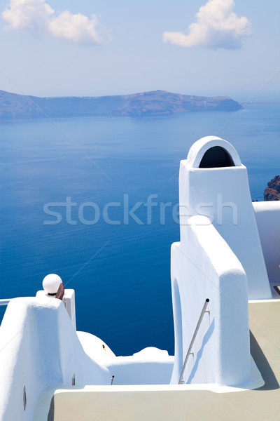 View of the caldera in Santorini, Greece Stock photo © ElinaManninen