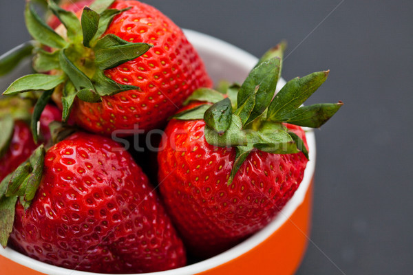 Fresh strawberries Stock photo © ElinaManninen