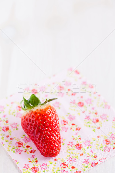 Fresh strawberry Stock photo © ElinaManninen