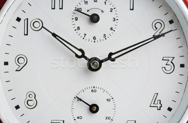 Close-up of old analog alarm clock face. Stock photo © ElinaManninen