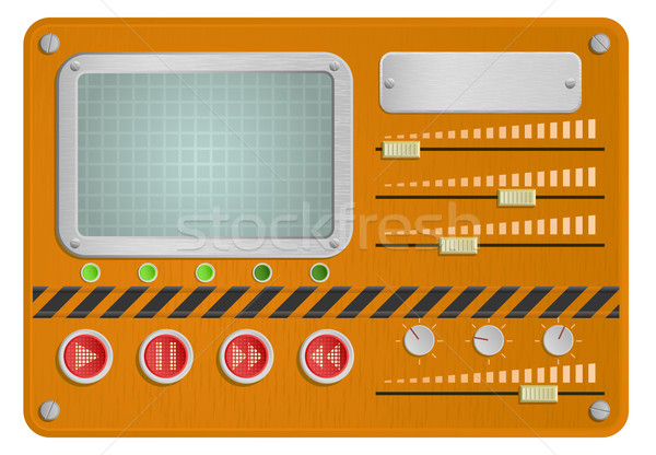 Industrial skin for player Stock photo © Elisanth