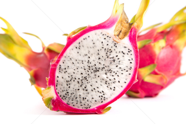 Close-up shot of dragon fruit  Stock photo © Elisanth